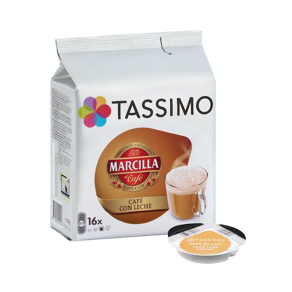 Café con leche en cápsula Tassimo