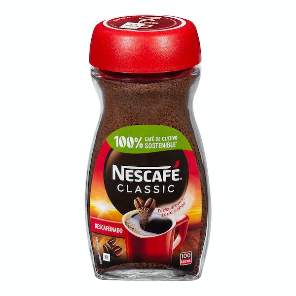 Café soluble descafeinado Nescafé classic